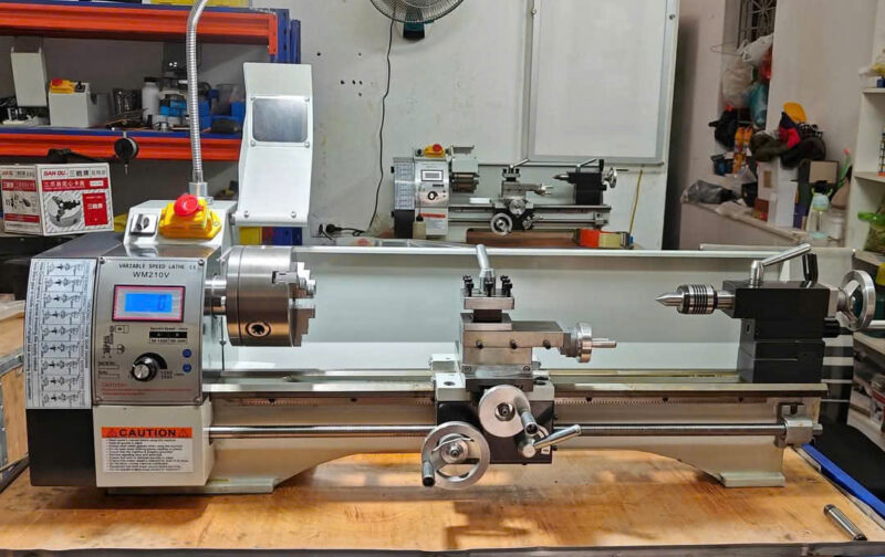 Máy Tiện Mini WM210V – 800MM